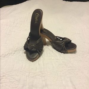 Candies dark brown heels